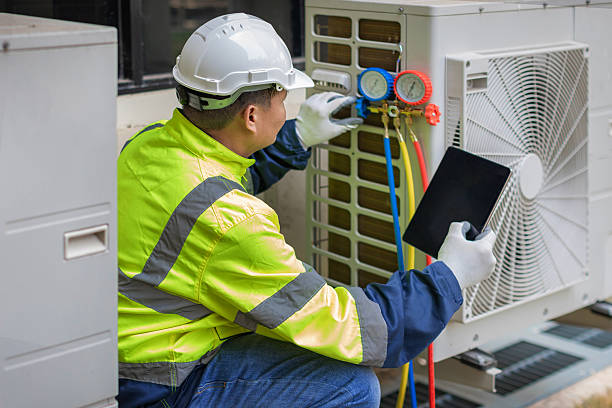 Professional Hvac Installation technician working in Newport, RI